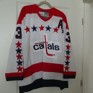 Scott Stevens Vintage CCM Capitals Jersey